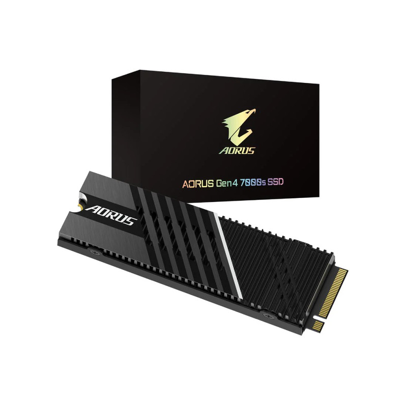 Gigabyte Aorus 7000s Gen4 1TB NVMe M.2 SSD - مساحة تخزين